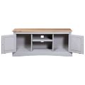vidaXL TV skrinka sivá 120x40x52 cm mexická borovica Corona Range