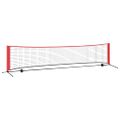 vidaXL Tenisová sieť Čierna a červená 396 x 92 x 87 cm Polyester
