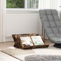 vidaXL Regál na časopisy Dymová dub 65 x 53 x 28,5 cm Kompozitné drevo