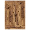 vidaXL Knižnica staré drevo 82,5x30,5x115 cm kompozitné drevo