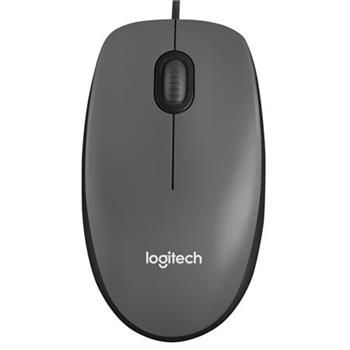 Logitech myš M90, optická, USB, 3 tlačidlá, sivá, 1000dpi