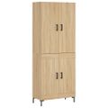 vidaXL Vysoká skrinka dub sonoma 69,5x34x180 cm spracované drevo