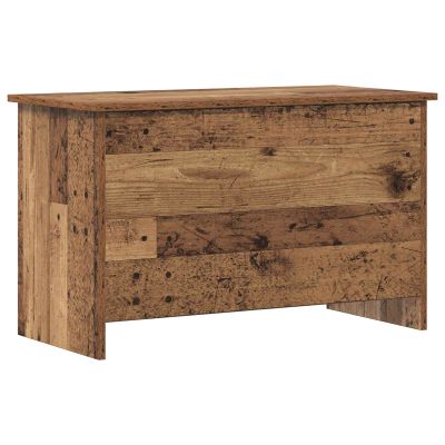vidaXL Úložná truhlica Staré drevo 80 x 40 x 50 cm Kompozitné drevo
