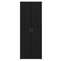 vidaXL Highboard Čierny dub 70 x 42,5 x 185 cm