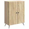 vidaXL Servírovacia skriňa Dub sonoma 66 x 34,5 x 90 cm