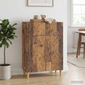 vidaXL Servírovacia skriňa Staré drevo 66 x 34,5 x 90 cm