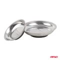 Sada magnetických misiek z nehrdzavejúcej ocele 110mm 150mm AMIO-04916