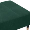 vidaXL Podnožka tmavozelená 77x55x31 cm zamat