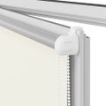 vidaXL Zatemňovacia roleta 124,4x175 cm, šírka látky 120 cm, sivobiela