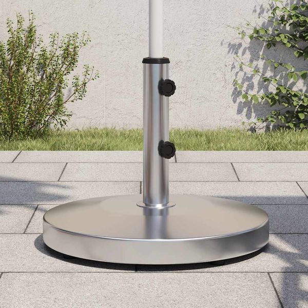 vidaXL Podstavec pod slnečník pre Ø32/38/48 mm tyče 25 kg kruh