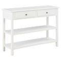 vidaXL Komoda z drevotriesky biela 110x35x80 cm