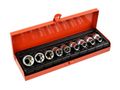 Sada hlavíc torx, 9ks, E10-E24, 1/2" GEKO