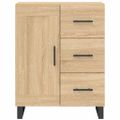 vidaXL Vysoká skrinka dub sonoma 69,5x34x180 cm spracované drevo