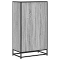 vidaXL Knižnica sivá sonoma 60x35x107,5 cm kompozitné drevo