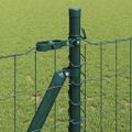 vidaXL Euro plot s betónovým podstavcom 25 x 1 m PVC potiahnutá oceľ