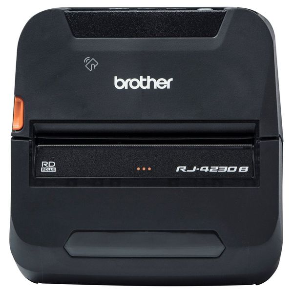 Brother - Odolná 4-palcová mobilná tlačiareň štítkov/účteniek s pripojením USB a Bluetooth, RJ-4230B