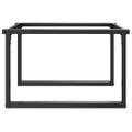 vidaXL Nohy konferenčného stolíka O-rám 70x60x43 cm oceľ