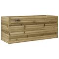 vidaXL Záhradný kvetináč 110x40x45,5 cm impregnovaná borovica