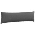vidaXL Vankúše na pohovku 2 pcs Tmavo šedá 145 x 40 cm