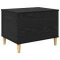 vidaXL Nočný stolík Čierny dub 60 x 44,5 x 45 cm Kompozitné drevo