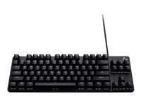 Klávesnica - TKL - podsvietenie - USB - AZERTY - belgická - klávesový spínač: Tactile - čierna