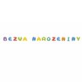 Girlanda papierová BEZVA NAROZENINY