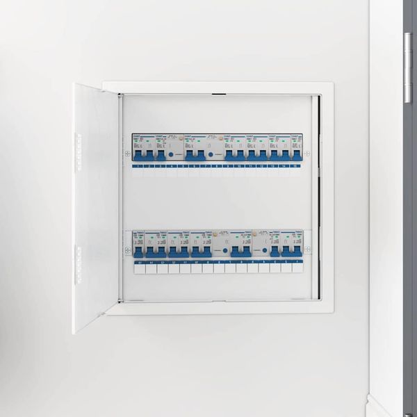 vidaXL Prístupové dosky Biela 40 x 40 cm ABS plast