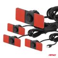 Parkovací asistent LED-GRAF 3D 4 senzorov čierna vnútorná 16,5mm AMiO-03190