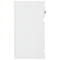 vidaXL Komoda biela 70x35,5x67,5 cm spracované drevo
