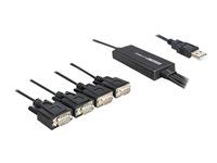 Sériový adaptér - USB - RS-232 x 4