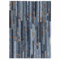 vidaXL Koberec z rifľoviny v štýle patchwork 80x150 cm, denim, modrý