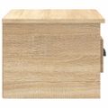 vidaXL Nástenné nočné stolíky 2 ks dub sonoma 41,5x36x28cm
