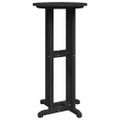 vidaXL Barový stôl Čierna 55 x 55 x 107 cm Polyetylén