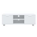 vidaXL TV skrinka biela 120x40,5x35 cm spracované drevo