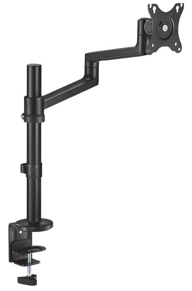 Neomounts DS60-425BL1 /Držák displeje/na stůl/17-27"/svorka+průchodka/3čepy/VESA 100X100/nosn.8kg/1 displej/černý Držák, VESA, stolní, pro plochý monitor, úhloprícka 17"-27", náklon 120°, otácení 180°, rotace 360°, nosnost 8kg, cerný