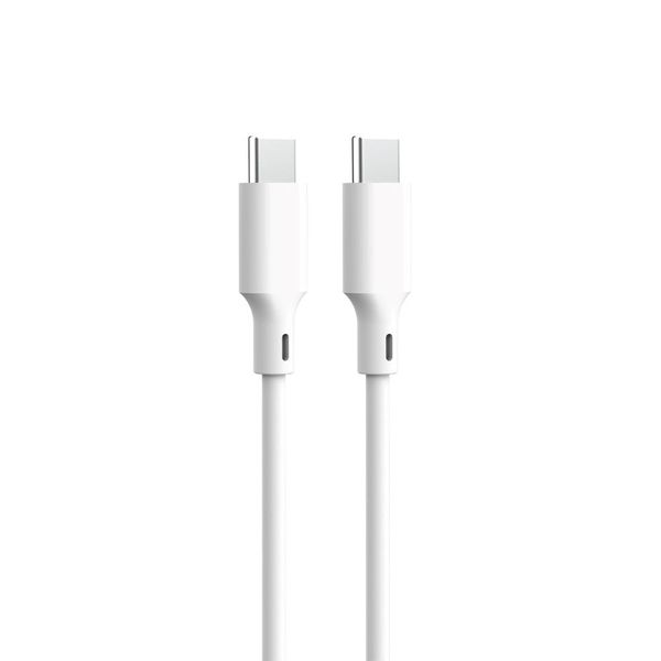 Kábel Forever recyklačný USB-C - USB-C 1,5 m 3A KR15-CC-00 biely