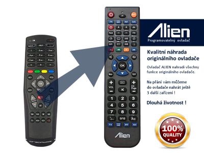 Diaľkový ovládač ALIEN Dreambox 820 HD