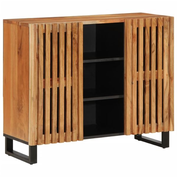 vidaXL Komoda 90x34x75 cm akáciový masív