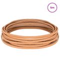 vidaXL Kožený remienok 1 Svetlohnedá 500 x 0,4 cm Koža