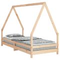 vidaXL Rám detskej postele 90x200 cm masívna borovica