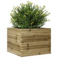 vidaXL Záhradný kvetináč 60x60x45,5 cm impregnovaná borovica