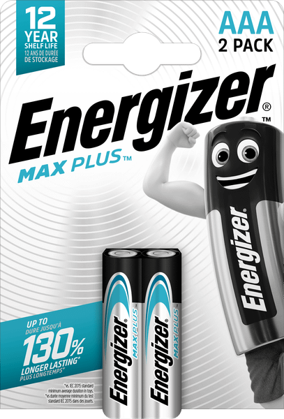 Energizer Max Plus AAA alkalické batérie 2ks E303320500