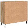 vidaXL Servírovacia skriňa Remeselný dub 90 x 34 x 80 cm