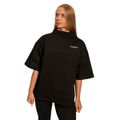 Dámske tričko Oversized Bliss Black - BeastPink, veľkosť S, veľkosť oblečenia S