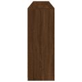 vidaXL Komoda s LED svetlami hnedý dub 202x37x100 cm