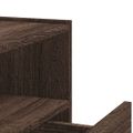 vidaXL Nástenné nočné stolíky 2 ks hnedý dub 45x30x35 cm