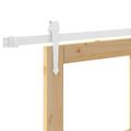 vidaXL Posuvné dvere 93 x 211 cm Masívne borovicové drevo a sklo