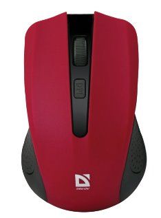 Myš bezdrôtová Defender Accura MM-935 / 1600 dpi / červená