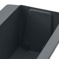 vidaXL Kvetinové boxy pre euro palety 24 ks Sivá 36 x 13,5 x 9,5 cm