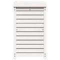 vidaXL Stôl na presádzanie s policami biely 82,5x50x86,5 cm borovica